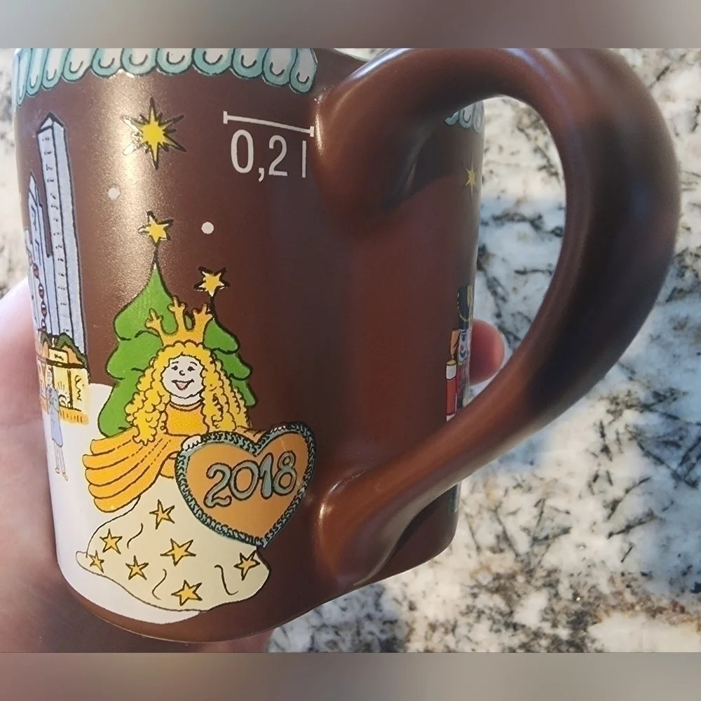 Christkindlmarket Chicago Small Heart Shaped Mug - Picture 9 of 11